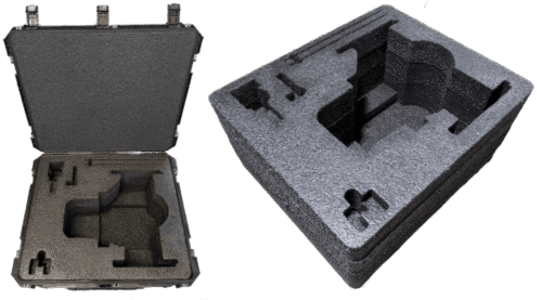 Custom military drone case and foam