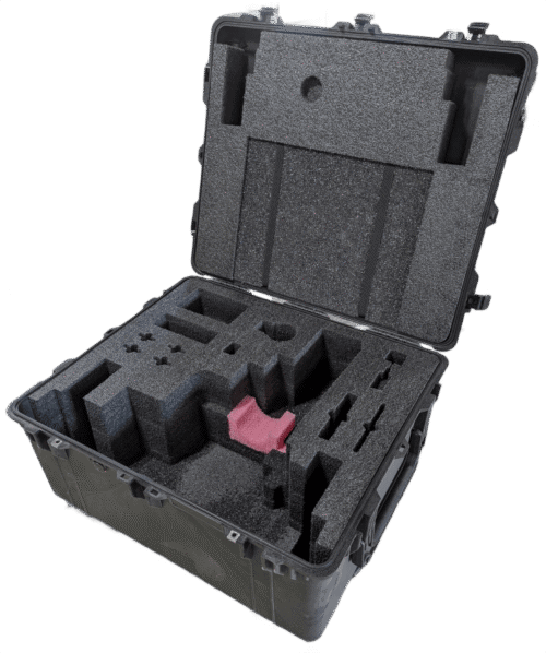 Isometric of finished LiDAR case