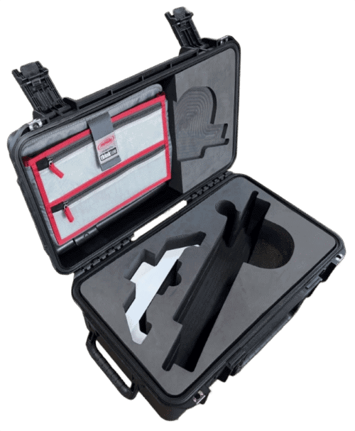 Custom Pelican case with lid organizer