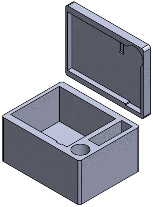 3D model of custom foam for Pelican case original case 3 of 3